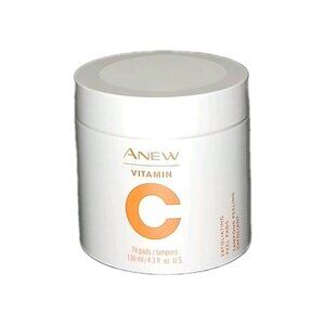 Avon Anew Vitamin C Exfoliating Peel Pads Smooth Skin Boost Hydration.